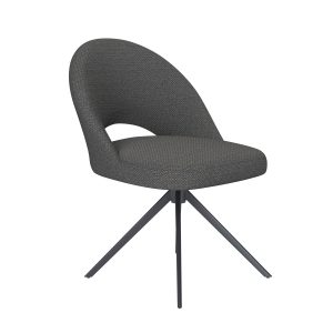 Housecraft living Mick Eetkamerstoel Draaibaar Metaal Grijs Housecraft living Mick Eetkamerstoel Draaibaar Metaal Grijs