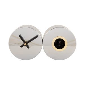 Karlsson wandklok Duo Cuckoo Plated – zilver – 26×7.2x13cm Karlsson wandklok Duo Cuckoo Plated – zilver – 26×7.2x13cm