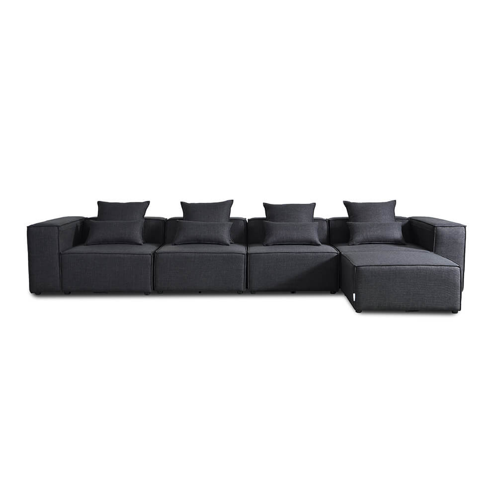 Home Deluxe Modulaire Bank VERONA Antraciet XL