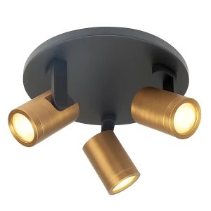 Highlight spot HALO – 3 lichts – 25 x 15 cm – zwart brons