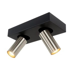 Highlight spot Eliano – 2 lichts – 24 x 12.5 cm – mat chroom