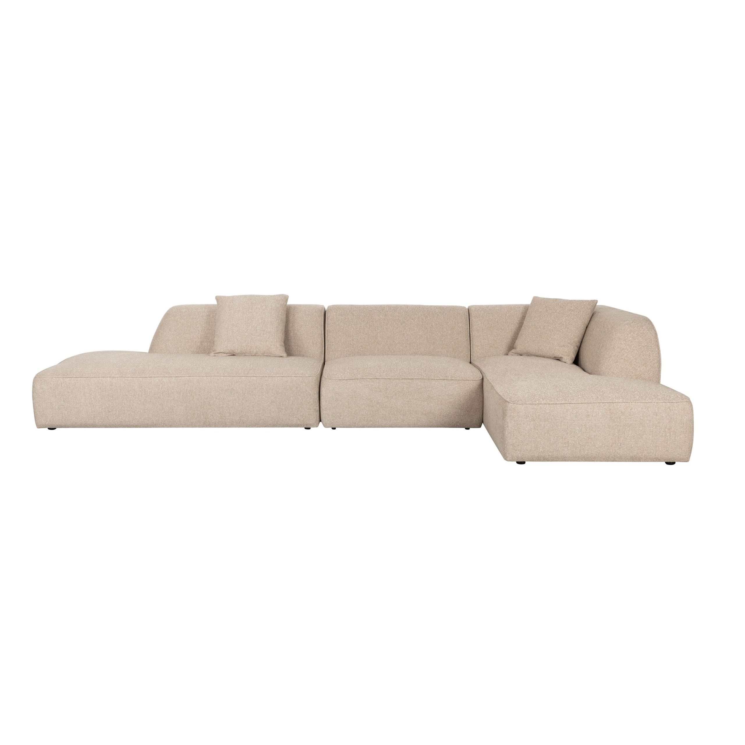 Housecraft Living Tanja 4,5-Zitsbank/ Hoekbank Rechts Beige