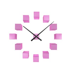 Karlsson wandklok DIY Cubic Metallic – roze – Ø40cm Karlsson wandklok DIY Cubic Metallic – roze – Ø40cm