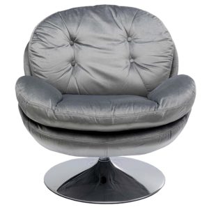 Kare Design Draaifauteuil Cosy grijs Kare Design Draaifauteuil Cosy grijs