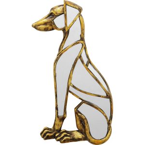 Kare Design Wanddecoratie spiegel hond Kare Design Wanddecoratie spiegel hond