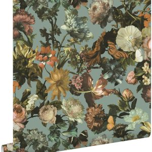 ESTAhome behang bloemen vergrijsd blauw – 53 cm x 10.05 m – 139292 ESTAhome behang bloemen vergrijsd blauw – 53 cm x 10.05 m – 139292
