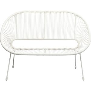 Kare Design Tuinbank Acapulco Mono wit Kare Design Tuinbank Acapulco Mono wit
