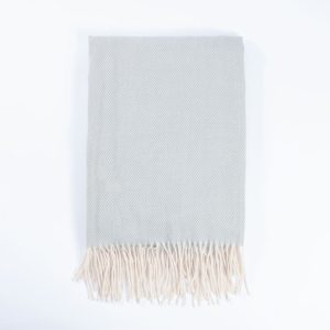 Home Deluxe plaid Mila – Polyester – Grijs -140x200cm Home Deluxe plaid Mila – Polyester – Grijs -140x200cm