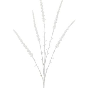 J-Line decoratie tak Astilbe 5 Delig – kunststof – wit – 24 stuks