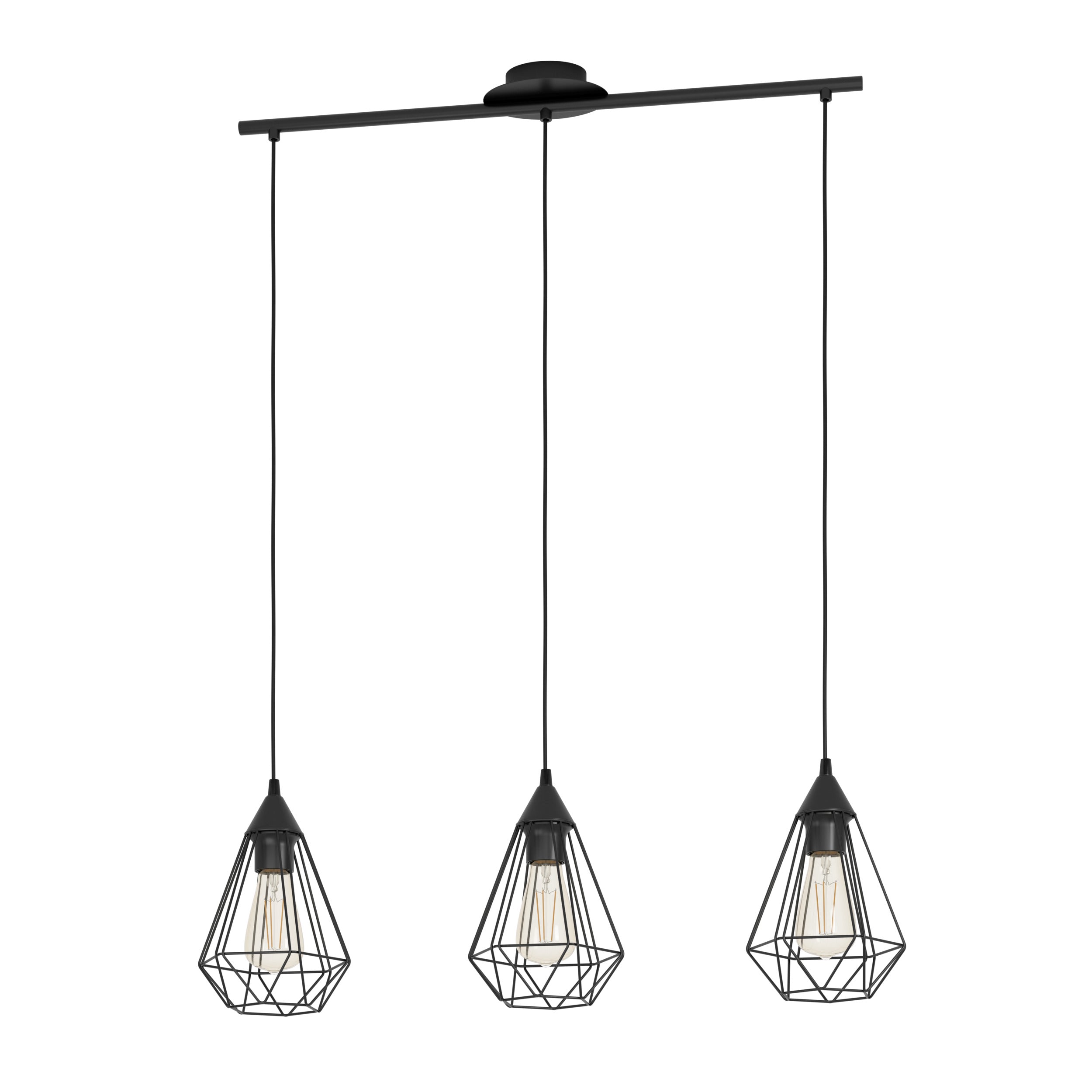 EGLO hanglamp Tarbes - e27 - 79 cm - zwart