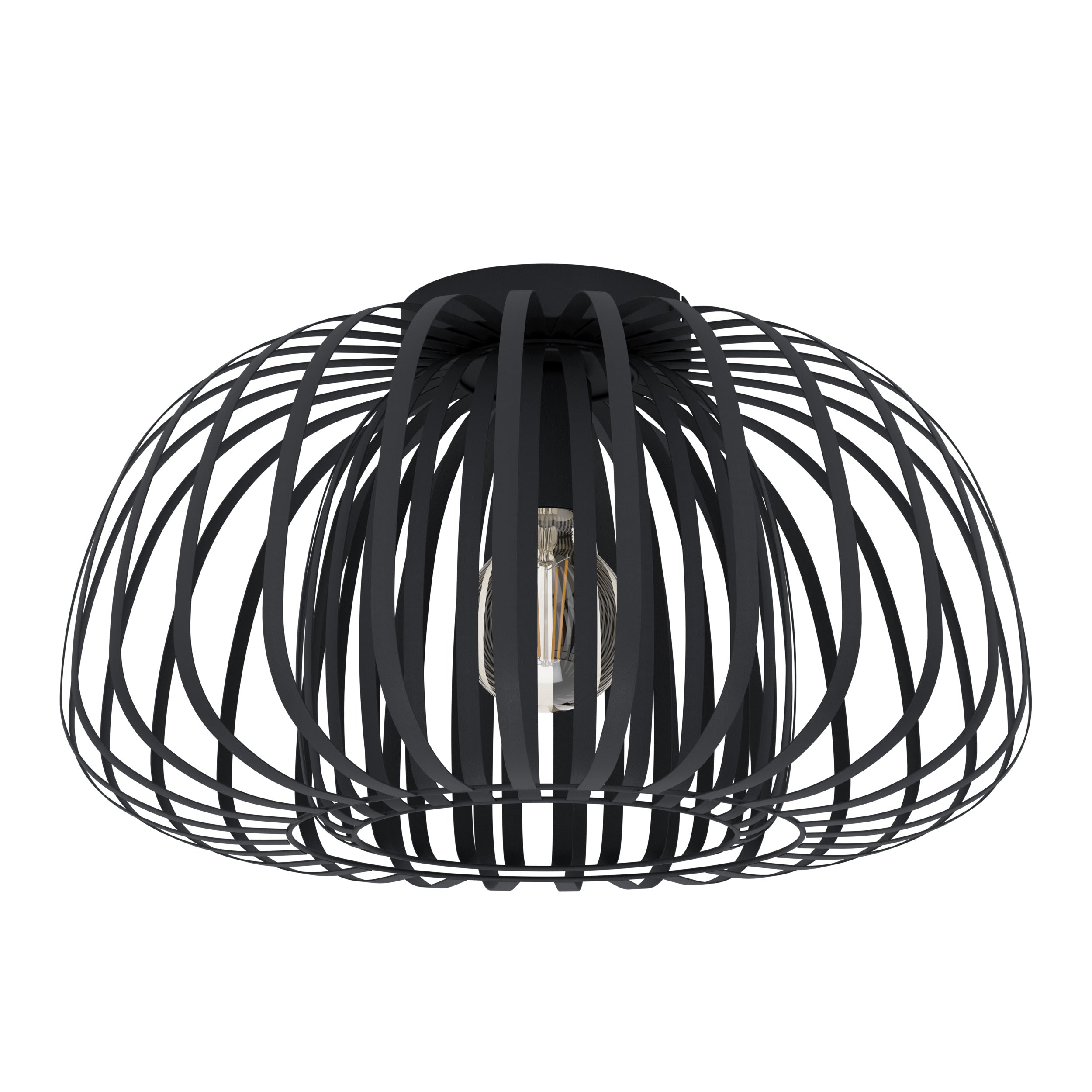 EGLO plafondlamp Encinitos 1 - e27 - ø 45 cm - zwart