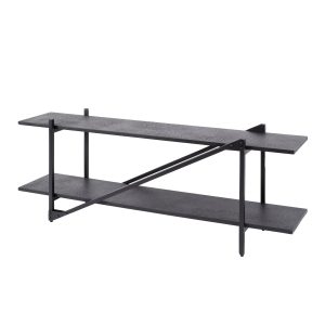 Giga Meubel Tv-Meubel Piega – Zwart – 140x35x51cm