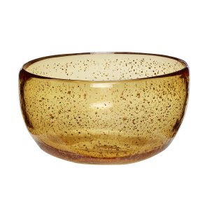 Hübsch kom Glow – glas – ø24xh14cm Hübsch kom Glow – glas – ø24xh14cm