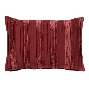 ESTELLA | sierkussen 40×60 cm | Merlot | rood | Hoii | met duurzame ku