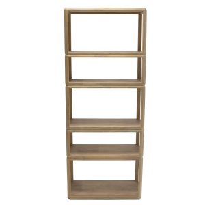Giga Meubel Boekenkast Noëlle – Mangohout – Naturel – 80x40x200cm Giga Meubel Boekenkast Noëlle – Mangohout – Naturel – 80x40x200cm