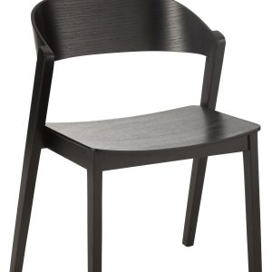 J-Line stoel Laga – eikhout/multiplex – zwart