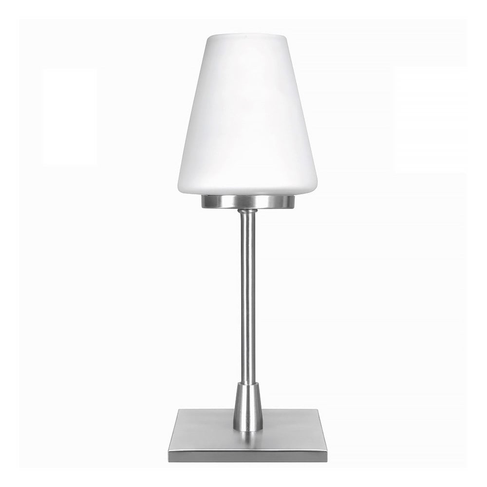 Highlight tafellamp Oscar - 1 lichts - 10 x 27 cm - mat chroom