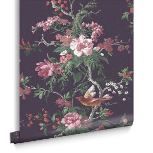 Graham & Brown Vliesbehang – Venetian Deep Plum – 10mx52cm