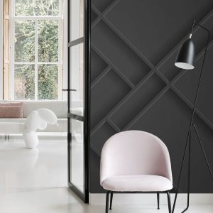 ESTAhome fotobehang wandpanelen diagonaal antraciet grijs – 200 x 300 ESTAhome fotobehang wandpanelen diagonaal antraciet grijs – 200 x 300