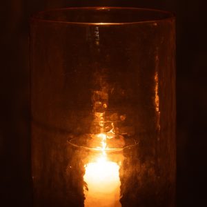 J-Line windlicht Dubbel – glas – geel – large J-Line windlicht Dubbel – glas – geel – large