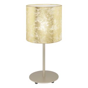 EGLO tafellamp Viserbella – e27 – 40 cm – champagne/goud EGLO tafellamp Viserbella – e27 – 40 cm – champagne/goud