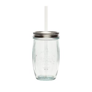 Hübsch drinkglas Slurp – glas – ø9xh15cm Hübsch drinkglas Slurp – glas – ø9xh15cm