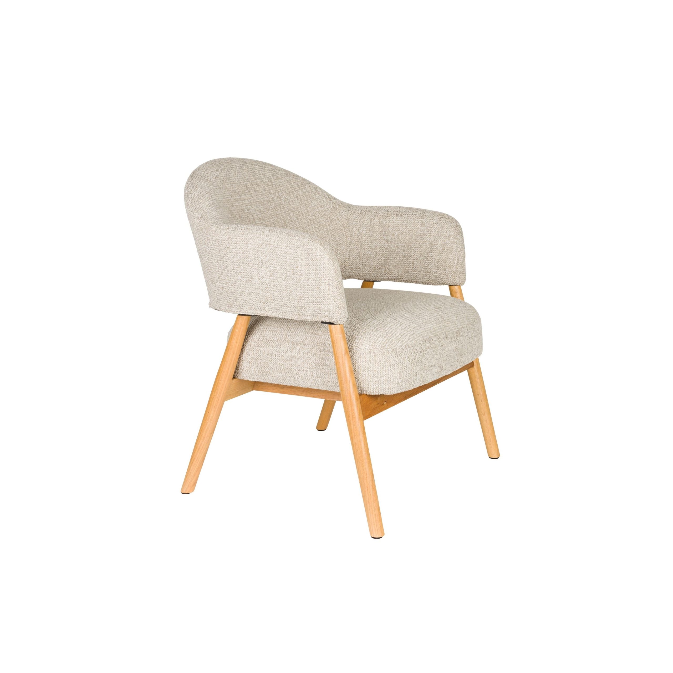 Housecraft Living Indy Fauteuil met armleuning lichtbruin/ Beige