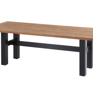 Hartman Tuintafel Sophie Yasmani – Naturel/Zwart Teakhout – 240x100x76