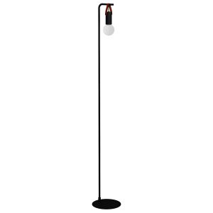EGLO staande lamp Apricale – e27 – leer – zwart/bruin EGLO staande lamp Apricale – e27 – leer – zwart/bruin