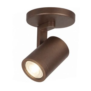 Highlight spot HALO – 1 lichts – 10 x 15 cm – bruin