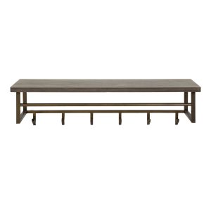 Giga Meubel Kapstok Ferro Hoedenplank – Brons – 6-Haken – 100x33x26cm Giga Meubel Kapstok Ferro Hoedenplank – Brons – 6-Haken – 100x33x26cm