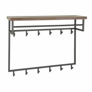 Giga Meubel Kapstok Daytona – Naturel Hout – 12 Haken – 100x30x80cm Giga Meubel Kapstok Daytona – Naturel Hout – 12 Haken – 100x30x80cm
