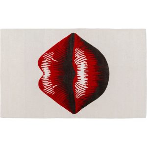 Kare Design Vloerkleed rood lippen 240x170cm Kare Design Vloerkleed rood lippen 240x170cm