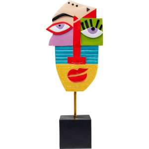 Kare Design Woonaccessoires Abstract Gezicht Veelkleurig Kare Design Woonaccessoires Abstract Gezicht Veelkleurig
