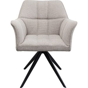 Kare Design Draaistoel met armleuningen Thinktank grijs