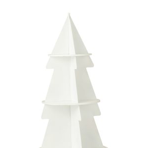 J-Line decoratie rek X'mas Tree – metaal – wit – medium J-Line decoratie rek X'mas Tree – metaal – wit – medium