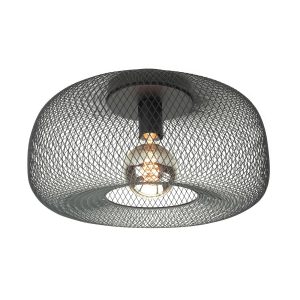 Highlight plafondlamp Honey – 1 lichts – 39 x 22 cm – zwart Highlight plafondlamp Honey – 1 lichts – 39 x 22 cm – zwart