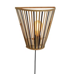 GOOD&MOJO wandlamp Merapi – bruin – 30x15x30cm