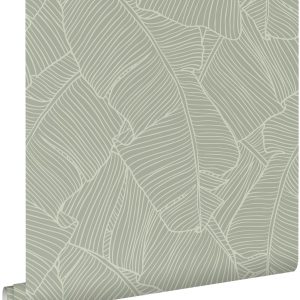 ESTAhome behang bladeren mintgroen – 53 cm x 10.05 m – 130934 ESTAhome behang bladeren mintgroen – 53 cm x 10.05 m – 130934