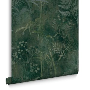 Graham & Brown Vliesbehang – Restore Emerald – 10mx52 cm