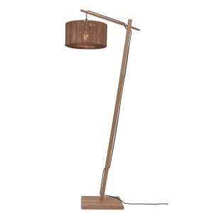 GOOD&MOJO vloerlamp Iguazu – bruin – Ø40cm GOOD&MOJO vloerlamp Iguazu – bruin – Ø40cm