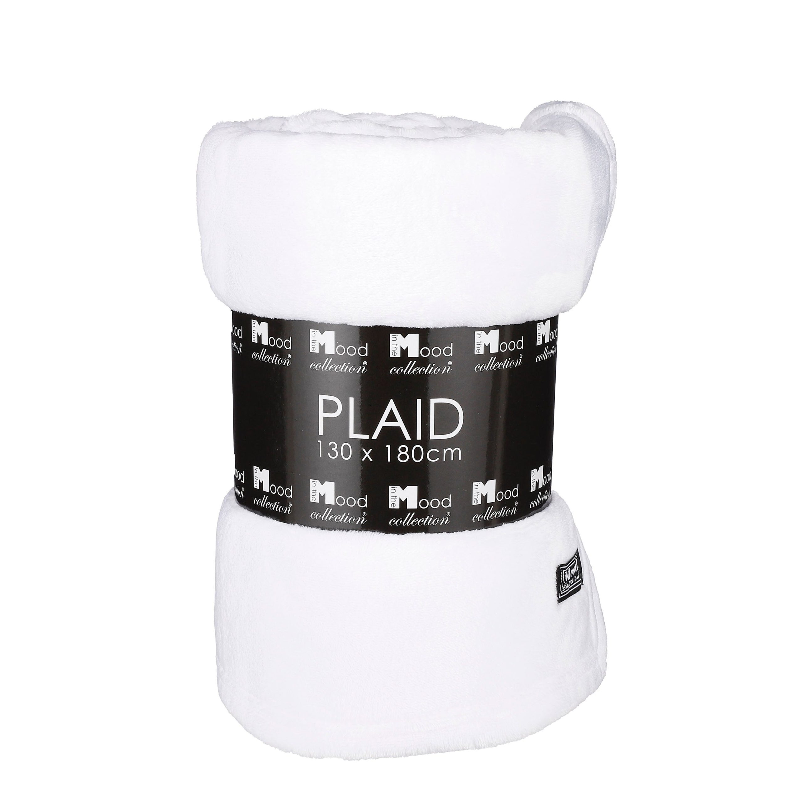 In The Mood Collection Famke Fleece Plaid - L180 x B130 cm - Off white