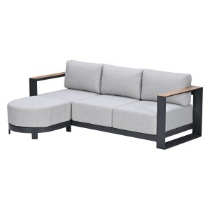 Garden Impressions Loungebank Malakka chaise longue – light teak look Garden Impressions Loungebank Malakka chaise longue – light teak look