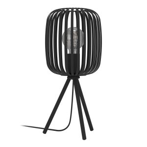 EGLO tafellamp Romazzina – e27 – ø 20 cm – zwart EGLO tafellamp Romazzina – e27 – ø 20 cm – zwart