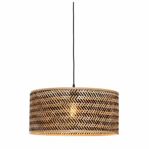GOOD&MOJO hanglamp Java – bruin – Ø50cm GOOD&MOJO hanglamp Java – bruin – Ø50cm