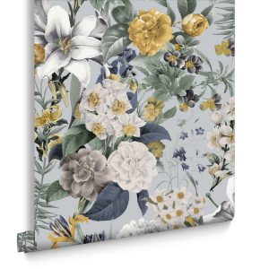 Graham & Brown Vliesbehang – Glasshouse Flora Sky – 10mx52cm Graham & Brown Vliesbehang – Glasshouse Flora Sky – 10mx52cm