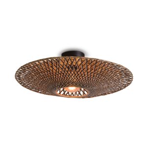 GOOD&MOJO plafonnière Bali – bruin – Ø60cm GOOD&MOJO plafonnière Bali – bruin – Ø60cm