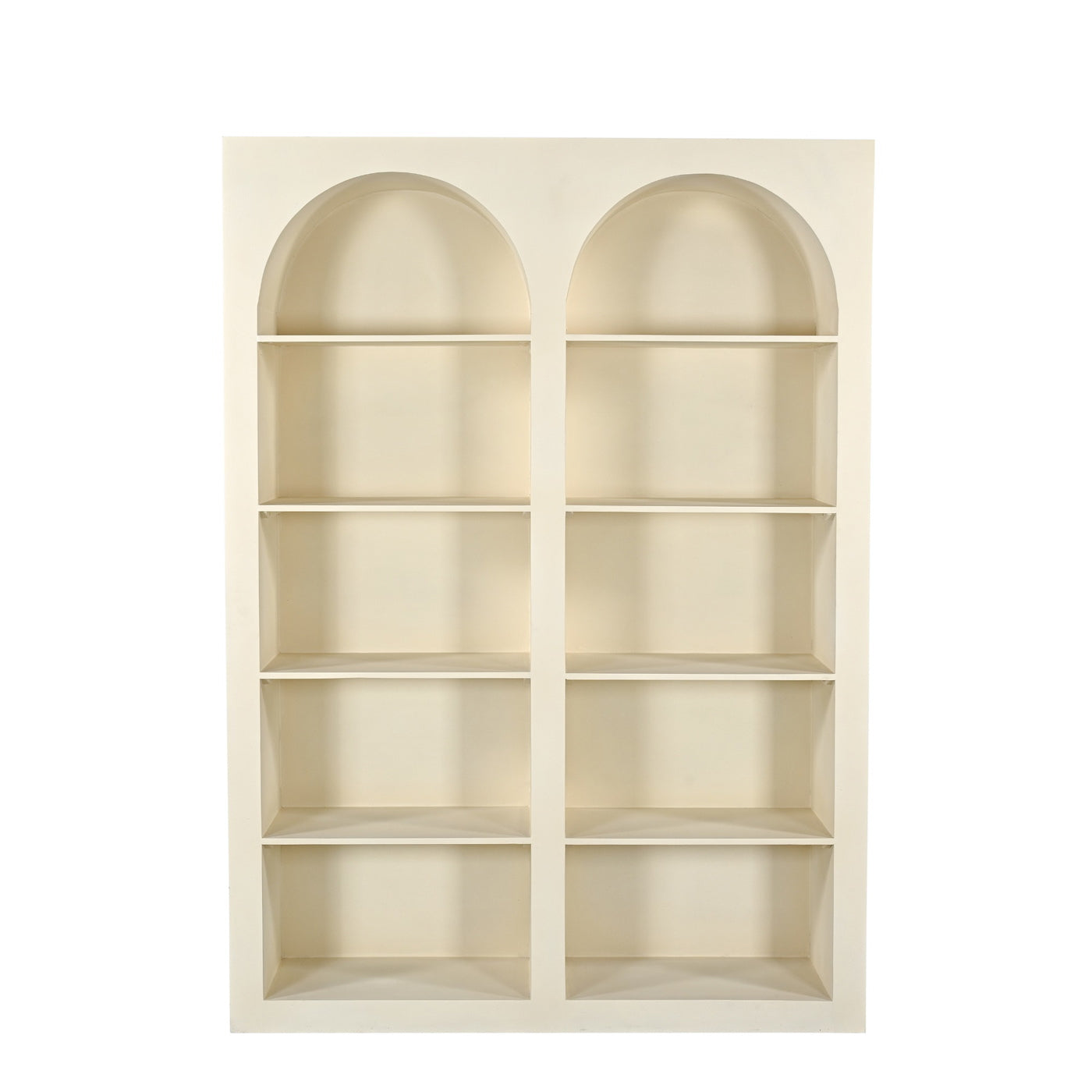 Giga Meubel Vakkenkast Fien - MDF/Beton Ciré - Beige - 150x38x210cm