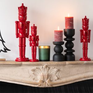 J-Line figuur Notenkraker – polyresin – blinkend rood – large – 2 stuk J-Line figuur Notenkraker – polyresin – blinkend rood – large – 2 stuk