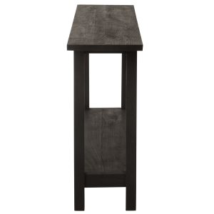 J-Line console Vierkant – hout – zwart